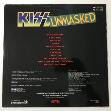 Kiss ‎– Unmasked