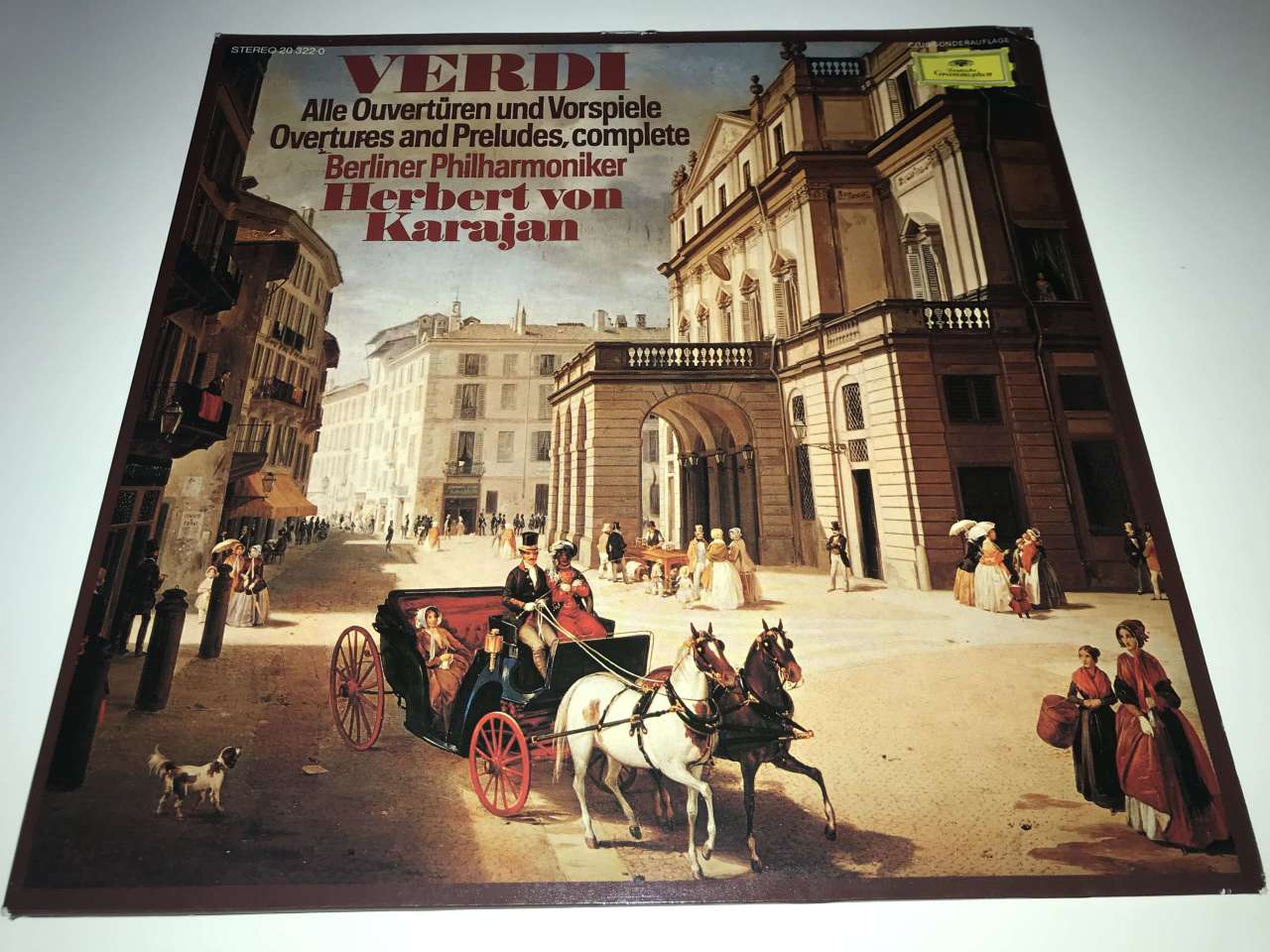 Verdi - Berliner Philharmoniker, Herbert von Karajan – Alle Ouvertüren Und Vorspiele = Overtures And Preludes, Complete 2 LP