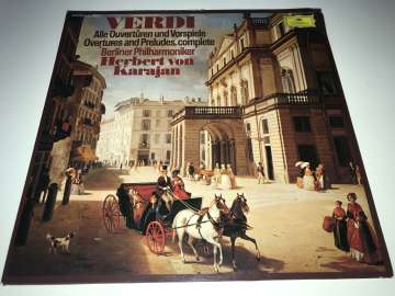 Verdi - Berliner Philharmoniker, Herbert von Karajan – Alle Ouvertüren Und Vorspiele = Overtures And Preludes, Complete 2 LP