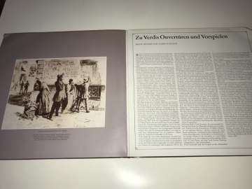 Verdi - Berliner Philharmoniker, Herbert von Karajan – Alle Ouvertüren Und Vorspiele = Overtures And Preludes, Complete 2 LP