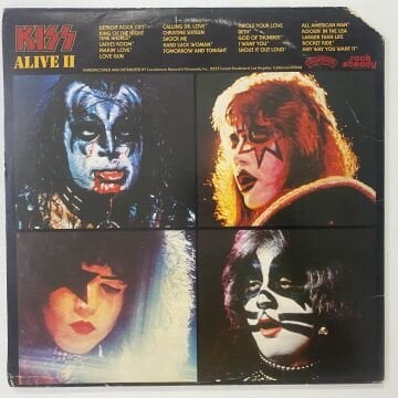 Kiss ‎– Alive II 2 LP
