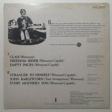 Traffic ‎– John Barleycorn Must Die