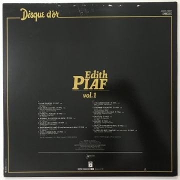 Edith Piaf – Disque D'Or - Vol. 1