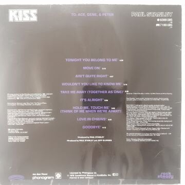 Kiss, Paul Stanley ‎– Paul Stanley