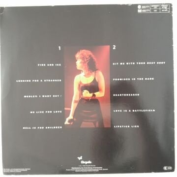 Pat Benatar ‎– Live From Earth (Posterli)