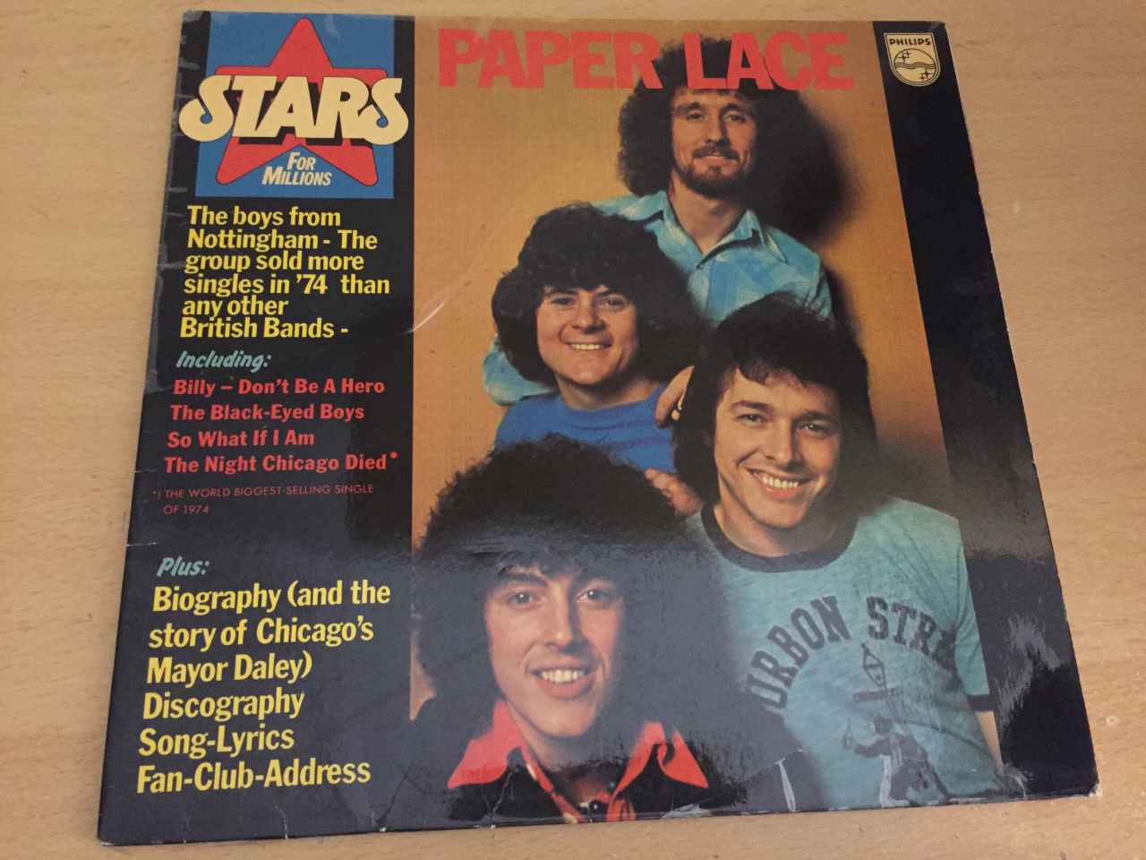 Paper Lace ‎– Stars For Millions