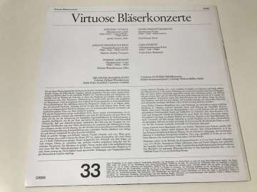 Antonio Vivaldi • Johann Friedrich Fasch • Tomaso Albinoni • Georg Philipp Telemann • Carl Stamitz - Deutsche Bachsolisten ‎– Virtuose Bläserkonzerte