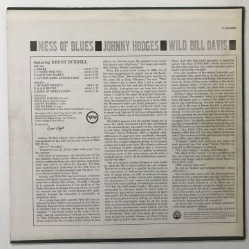 Johnny Hodges, Wild Bill Davis – Mess Of Blues
