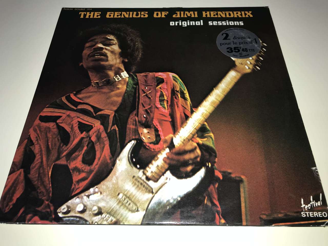 Jimi Hendrix ‎– The Genius Of Jimi Hendrix (Original Sessions) 2 LP