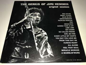 Jimi Hendrix ‎– The Genius Of Jimi Hendrix (Original Sessions) 2 LP