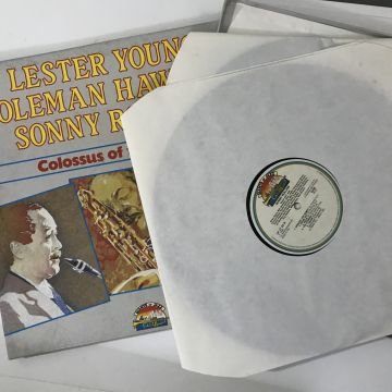 Sonny Rollins, Coleman Hawkins, Lester Young – Colossus Of Tenor-Sax ( 3LP Kutulu Set )