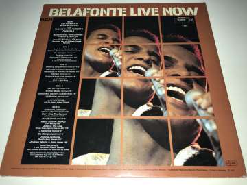Harry Belafonte ‎– Belafonte Live Now 2 LP