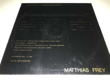 Matthias Frey ‎– Secret Ingredients