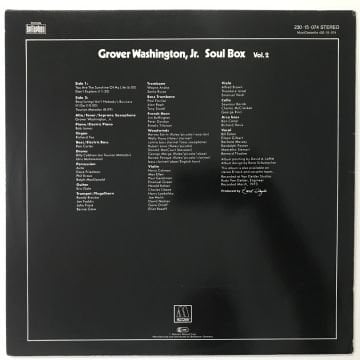 Grover Washington, Jr. – Soul Box Vol.2