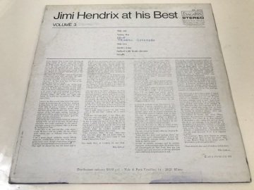 Jimi Hendrix ‎– Jimi Hendrix At His Best (Volume 3)