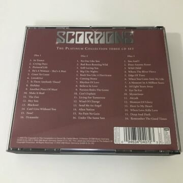 Scorpions – The Platinum Collection 3 CD Kutulu Set