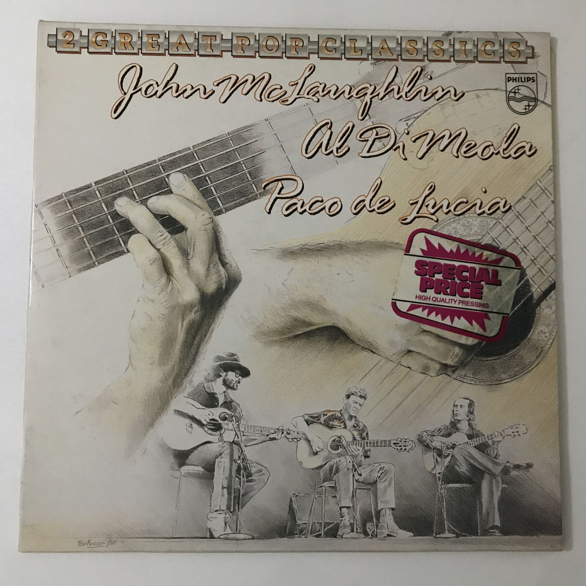 John McLaughlin / Al Di Meola / Paco De Lucía – Friday Night In San Francisco - Passion Grace & Fire 2 LP