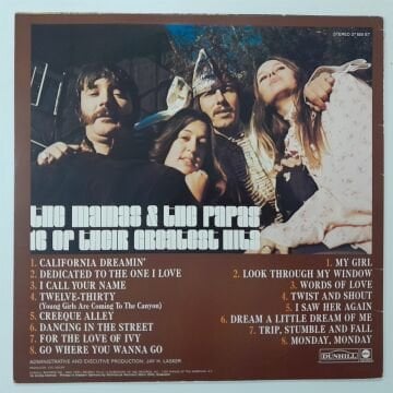 The Mamas & The Papas ‎– 16 Of Their Greatest Hits