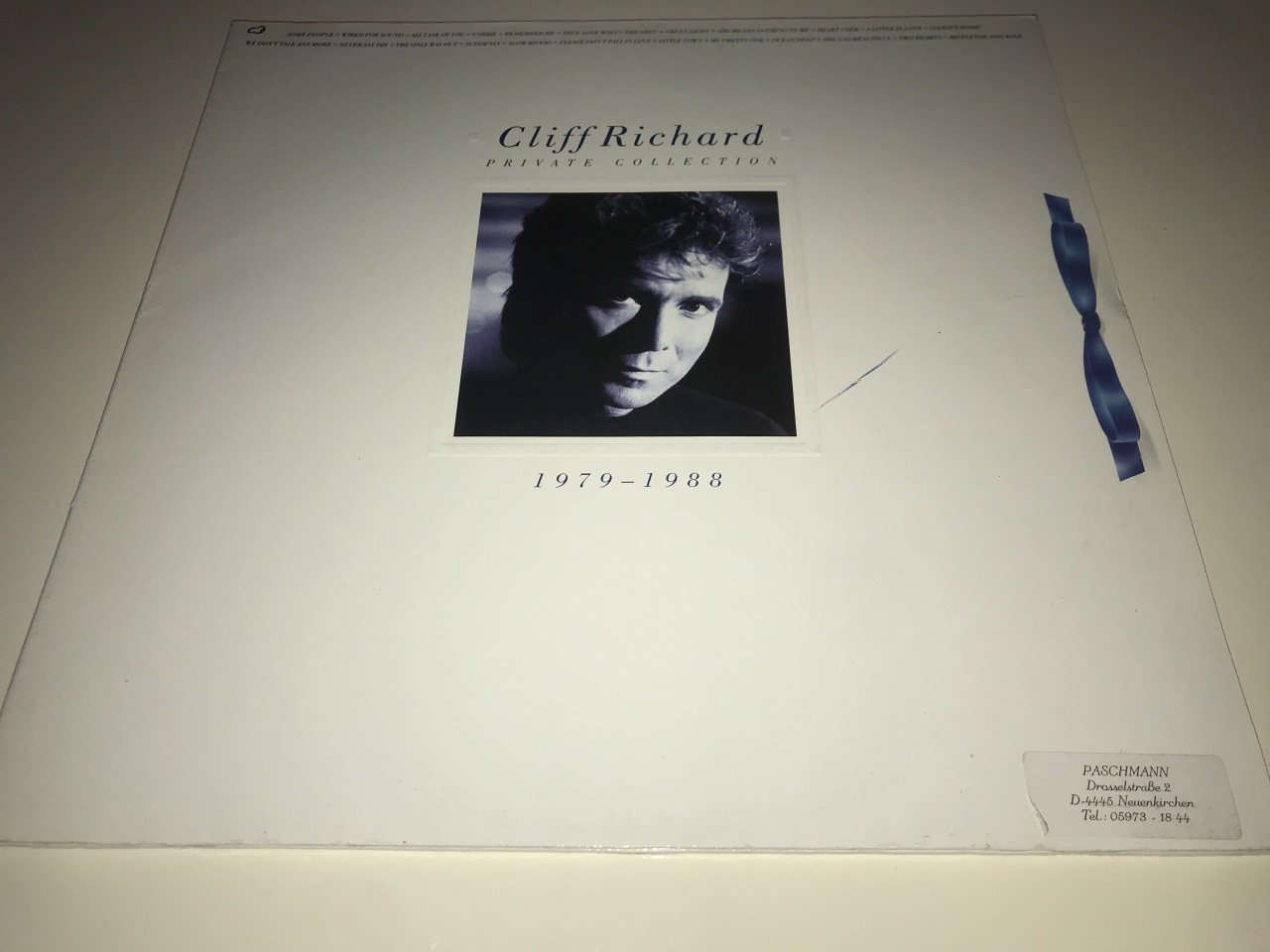 Cliff Richard ‎– Private Collection 1979 - 1988 2 LP