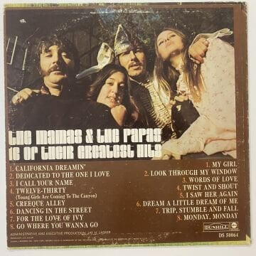 The Mamas & The Papas ‎– 16 Of Their Greatest Hits