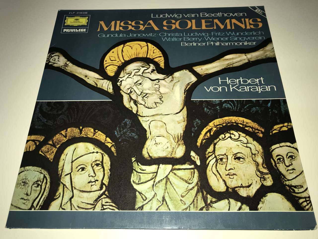Ludwig Van Beethoven / Berliner Philharmoniker / Herbert Von Karajan ‎– Missa Solemnis 2 LP