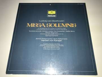 Ludwig Van Beethoven / Berliner Philharmoniker / Herbert Von Karajan ‎– Missa Solemnis 2 LP