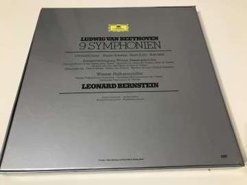 Beethoven - Bernstein - Wiener Philharmoniker – 9 Symphonien (8 LP Kutulu Set)