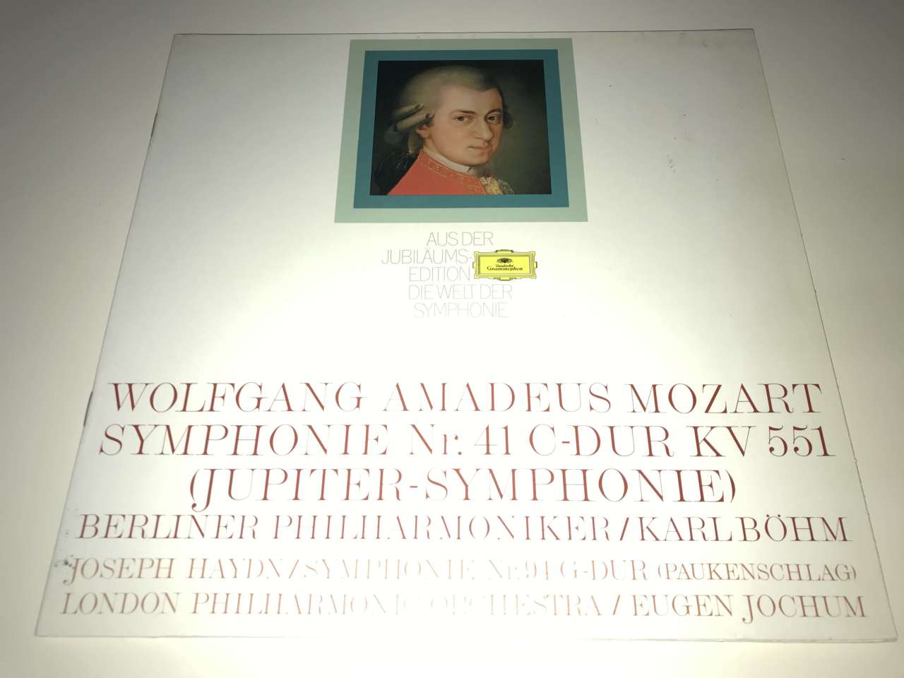 Wolfgang Amadeus Mozart ‎– Symfoni Nr. 41 C-Dur KV 551 / Symfoni Nr. 94 G-Dur (Med Pukslaget)