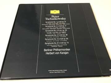 Pyotr Ilyich Tchaikovsky, Herbert von Karajan, Berliner Philharmoniker – 6 Symphonien (6 LP Kutulu Set)