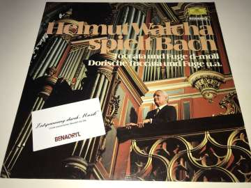 Johann Sebastian Bach - Helmut Walcha ‎– Helmut Walcha Plays Bach