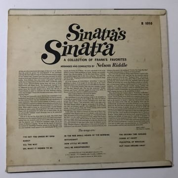 Frank Sinatra ‎– Sinatra's Sinatra (İngiltere Baskı)