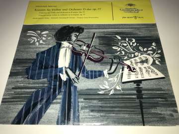 Johannes Brahms – David Oistrach · Saxon State Orchestra* · Franz Konwitschny ‎– Violin Concerto D Major, Op. 77