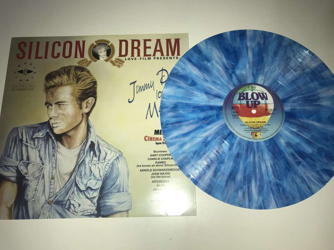Silicon Dream ‎– Jimmy Dean Loved Marilyn (Film Ab) (Mavi Multicolor Renkli Plak)