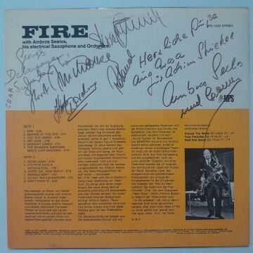Ambros Seelos , His Electrical Saxophone And Orchestra – Fire With Ambros Seelos, His Electrical Saxophone And Orchestra