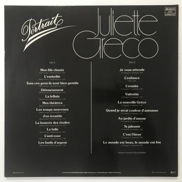 Juliette Gréco – Portrait 2 LP