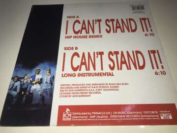 Twenty 4 Seven Featuring Capt. Hollywood ‎– I Can't Stand It!