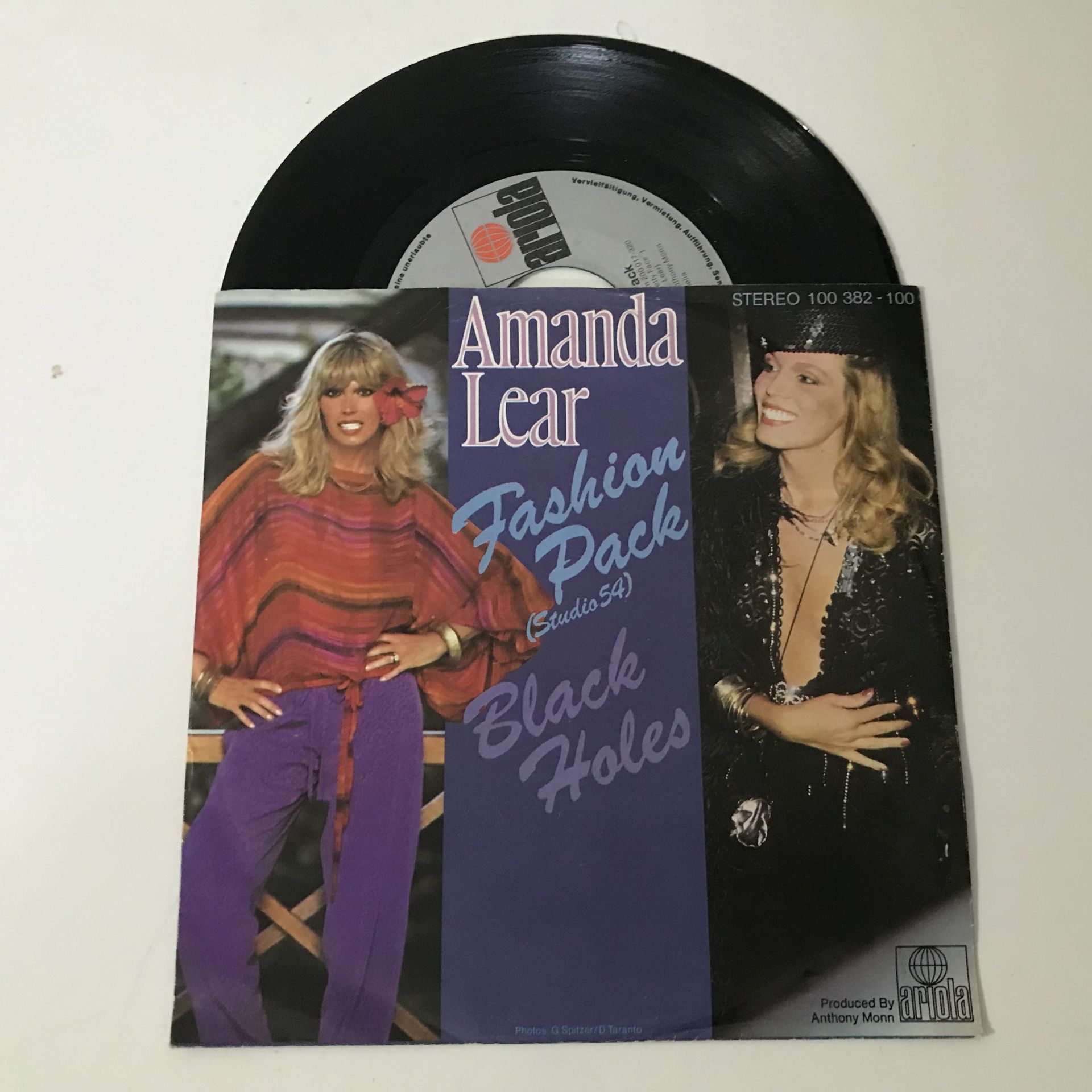 Amanda Lear – Fashion Pack (Studio 54) / Black Holes