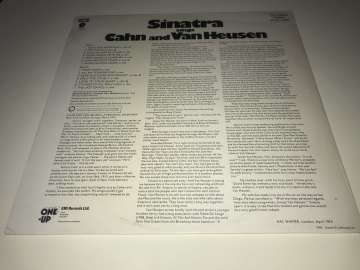 Frank Sinatra ‎– Sinatra Sings Cahn And Van Heusen
