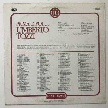 Umberto Tozzi – Prima O Poi....