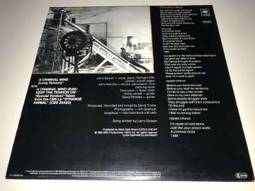 Gowan ‎– A Criminal Mind
