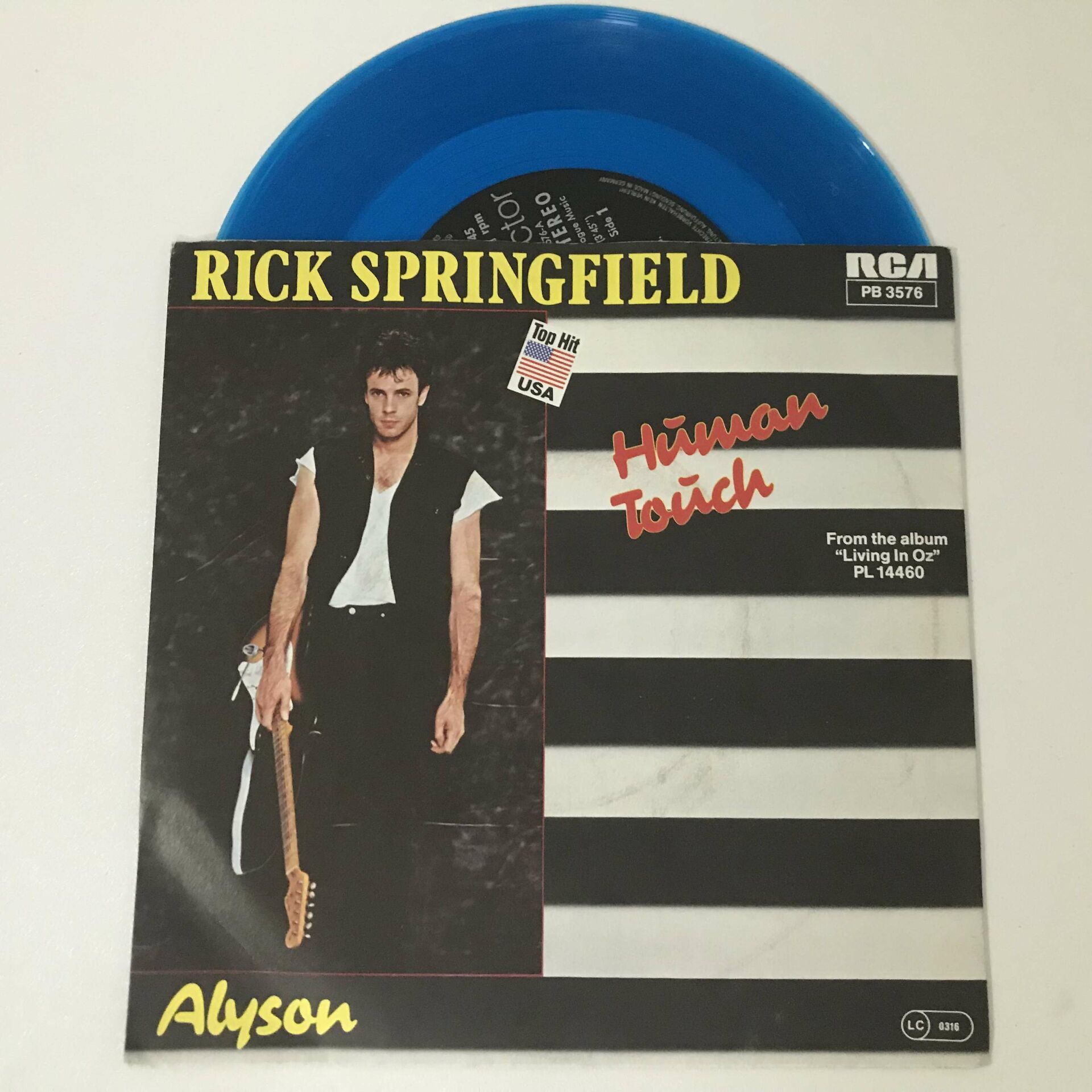 Rick Springfield – Human Touch (Mavi Renkli Plak)