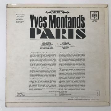 Yves Montand – Yves Montand's Paris
