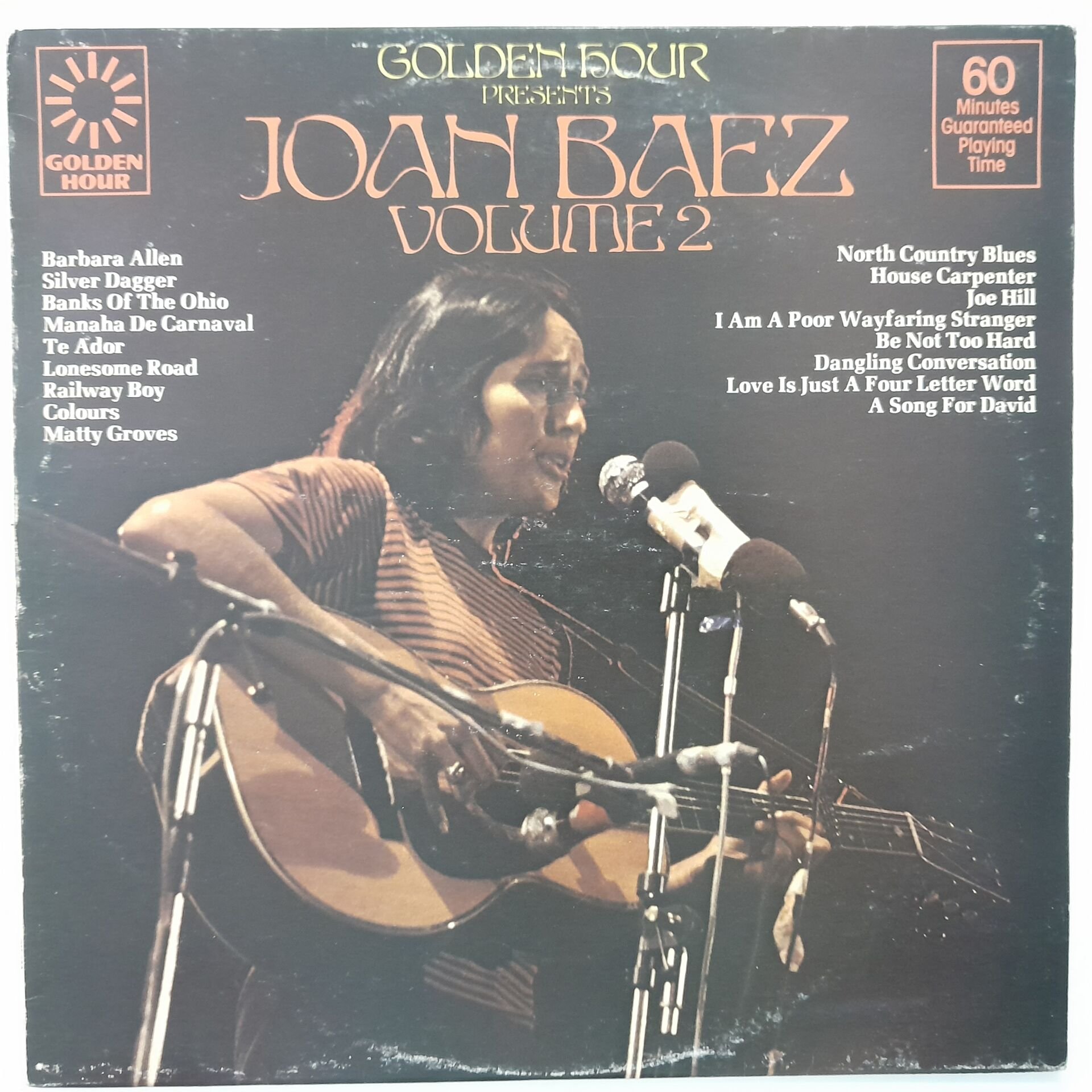 Joan Baez ‎– Golden Hour Presents Joan Baez Volume 2