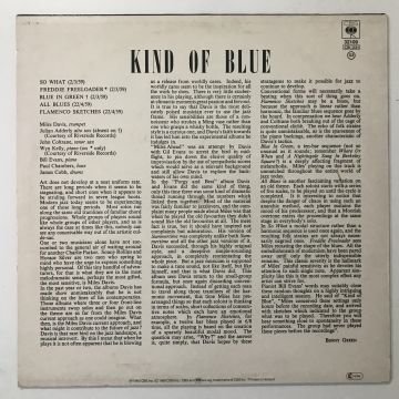 Miles Davis ‎– Kind Of Blue