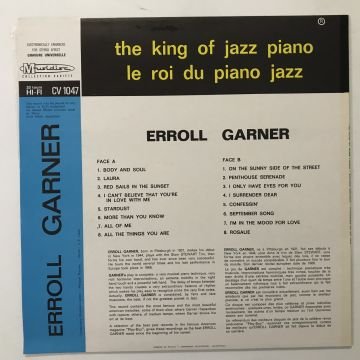 Erroll Garner – The King Of Jazz Piano - 16 Hits