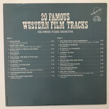 Hollywood Studio Orchestra – 20 Famous Western Film Tracks