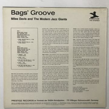 Miles Davis – Bags Groove