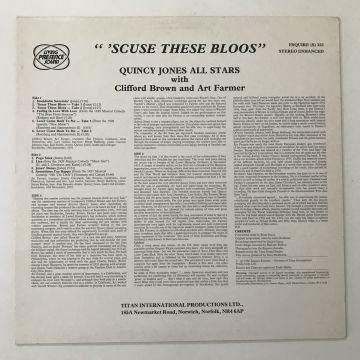 Quincy Jones All Stars With Clifford Brown And Art Farmer – 'Scuse These Bloos