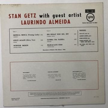 Stan Getz With Laurindo Almeida – Stan Getz With Guest Artist Laurindo Almeida