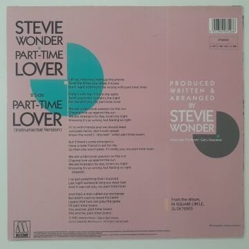 Stevie Wonder – Part-Time Lover